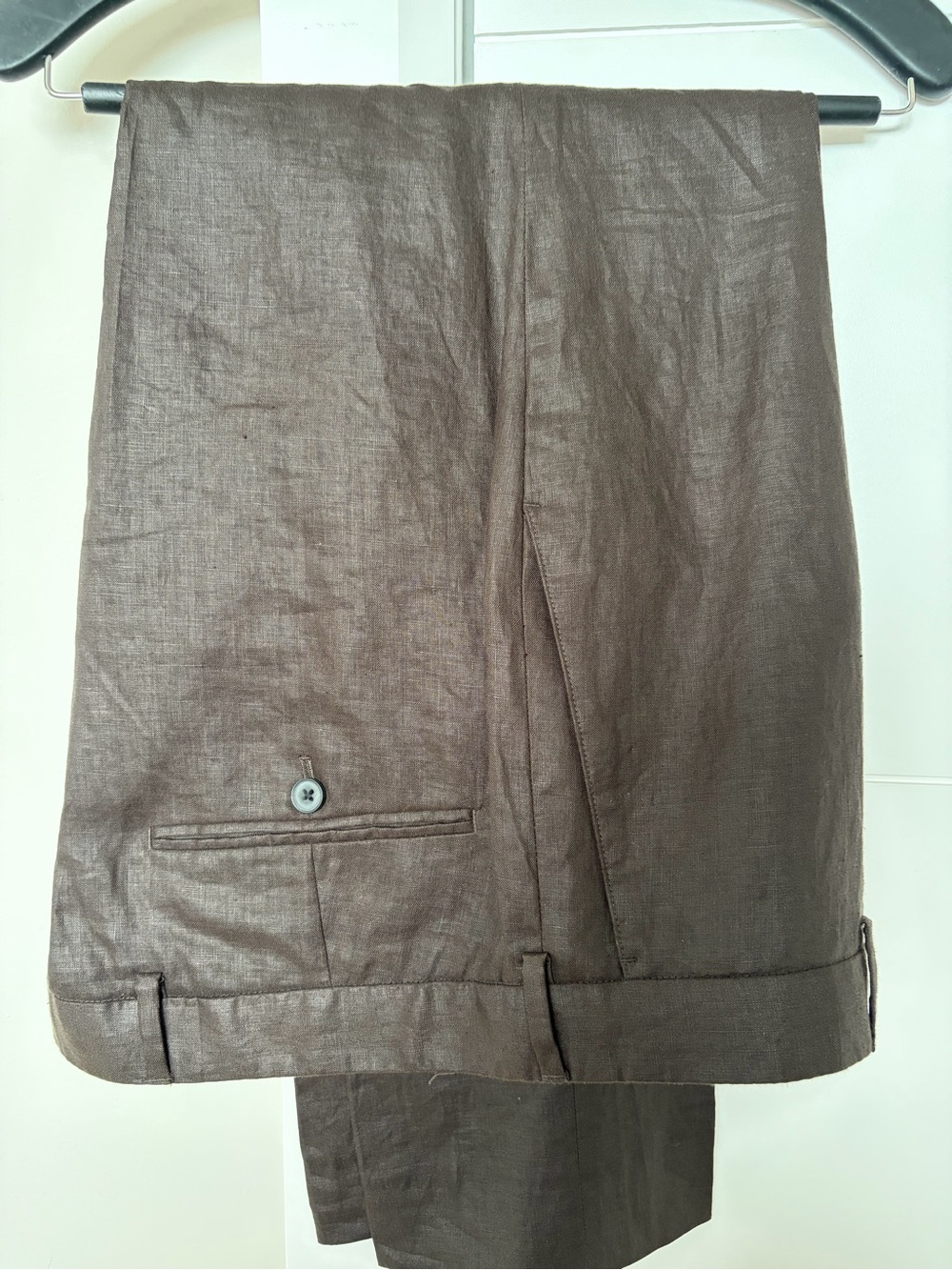 Club Monaco Men's Brown Linen Dress Pants NWOT